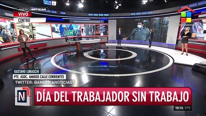 La avenida Corrientes golpeada por la crisis del coronavirus