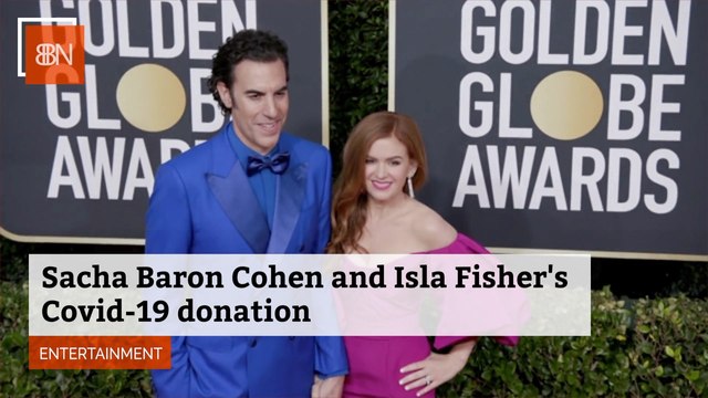 Sacha Baron Cohen And Isla Fisher Give Back