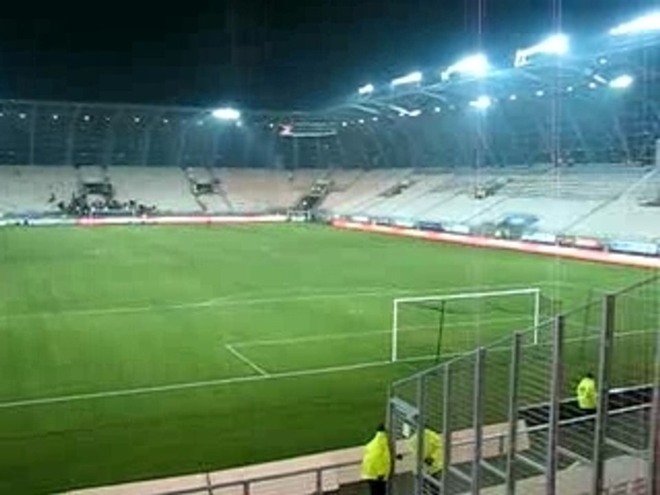 Tour de stade une fois vidé