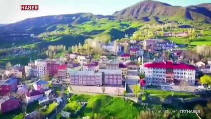 Pülümür dağlarına 'Ay yıldız' figürü yapıldı