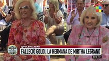 Murió Goldie, la hermana de Mirtha Legrand