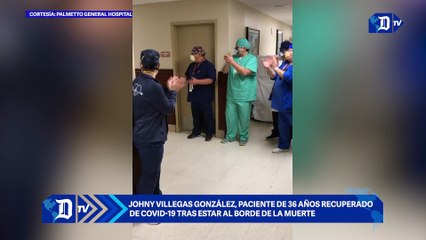Johny Villegas González, Paciente de 36 años recuperado de covid-19 tras estar al borde de la muerte