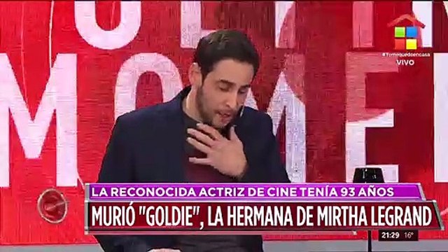 Marcela Tinayre: Mirtha está desesperada porque no puede despedirse