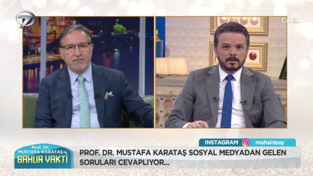 Prof. Dr. Mustafa Karataş ile Sahur Vakti - 2 Mayıs 2020