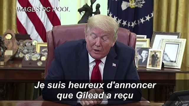 Coronavirus: Trump annonce que les Etats-Unis autorisent en urgence l'antiviral remdesivir