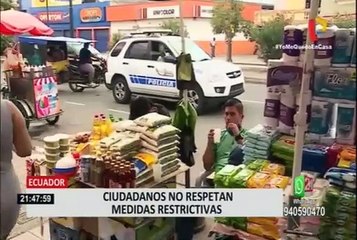 Coronavirus en Ecuador: más del 55% de la población de Guayaquil no respeta las restricciones