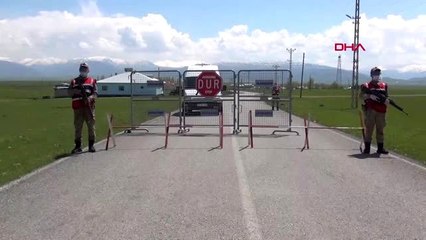 MUŞ'TA KARANTİNA BÖLGELERİNDE ÖNLEMLER SÜRÜYOR