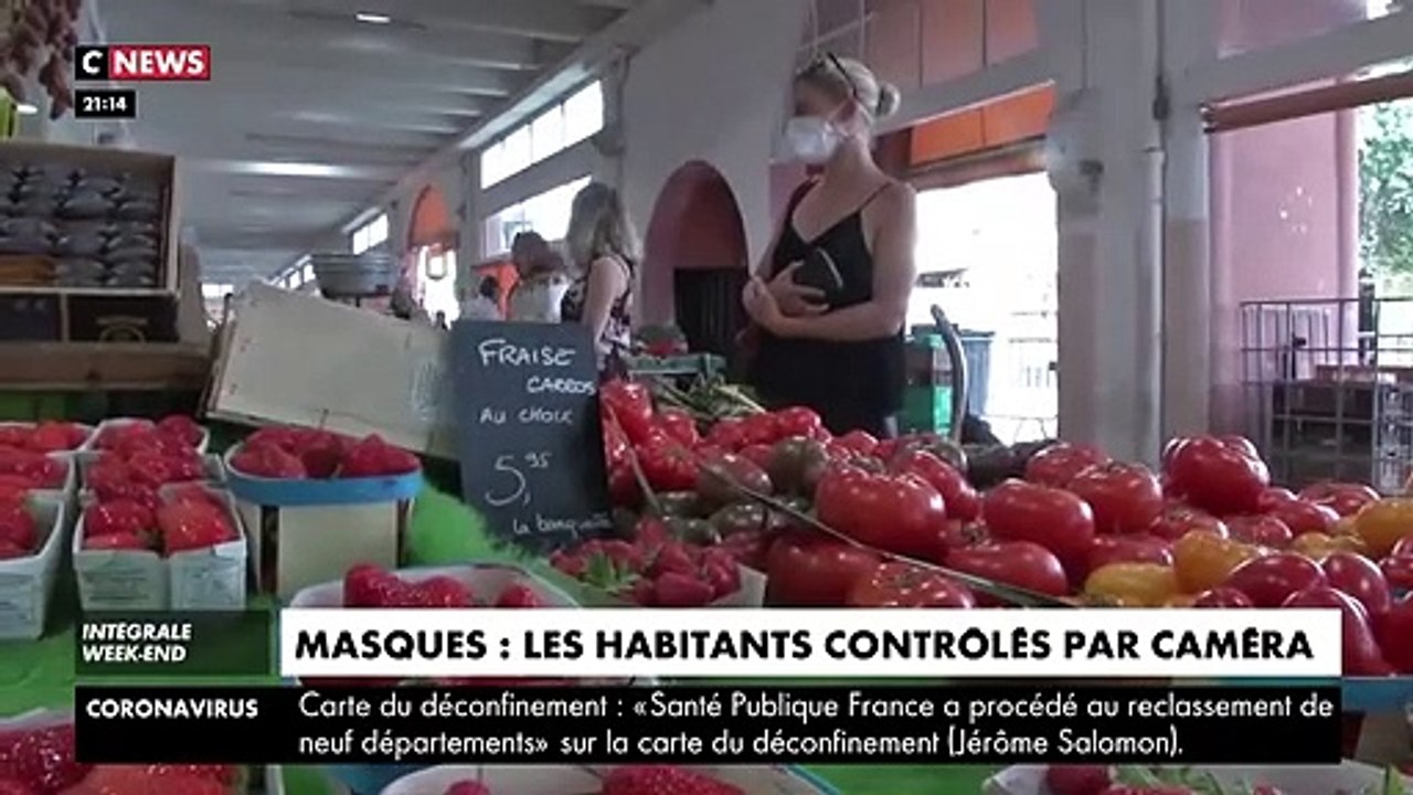 Coronavirus - Cannes expérimente un système de contrôle du port du masque par caméra - Les données sont exploitables quinze minutes après l'enregistrement des images
