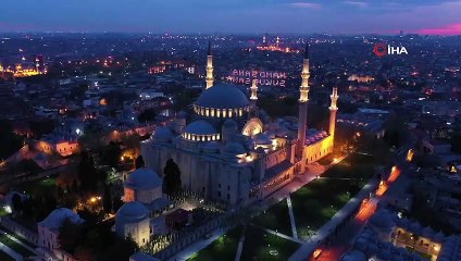 Süleymaniye Camii’nde gün batımı hayran bıraktı