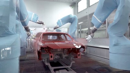 Chaque carrosserie Seat passe 6 heures dans l'atelier de peinture de Martorell