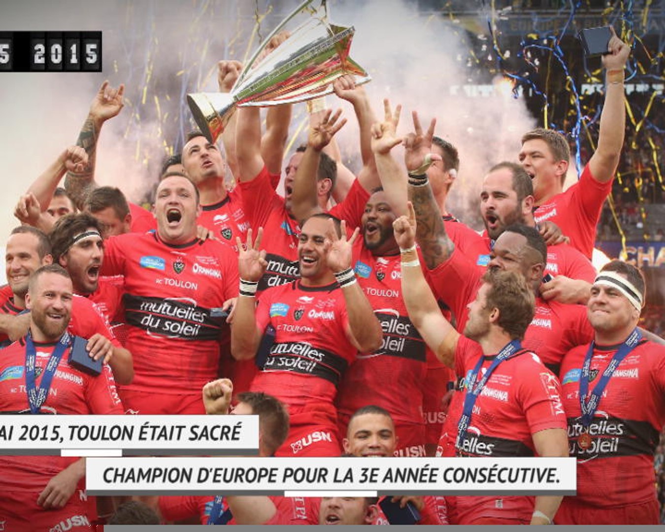 Champions Cup - Il y a cinq ans, Toulon décrochait un triplé historique -  Vidéo Dailymotion