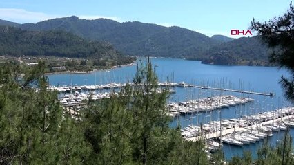 MUĞLA Marmarisli deniz tutkunlarından 'Evinizde kalın' çağrısı