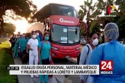 Más de 50 especialistas de la salud fueron enviados a Iquitos para luchar contra el COVID-19