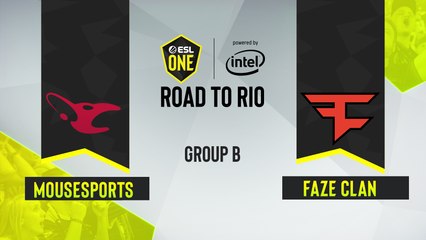 CSGO - mousesports vs. FaZe Clan [Train] Map 2 - ESL One Road to Rio - Group B - EU