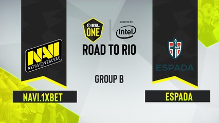 CSGO -  NAVI.1XBET vs. ESPADA [Nuke] Map 2 - ESL One Road to Rio - Group B - CIS