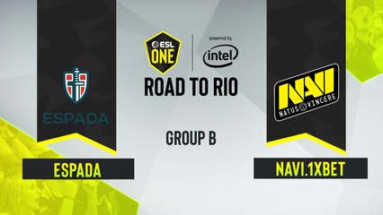 CSGO -  NAVI.1XBET vs. ESPADA [Inferno] Map 1 - ESL One Road to Rio - Group B - CIS
