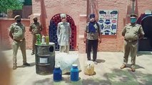 झिंझाना: पुलिस ने 2 शराब तस्कर किए गिरफ्तार, शराब बनाने के उपकरण भी बरामद किए