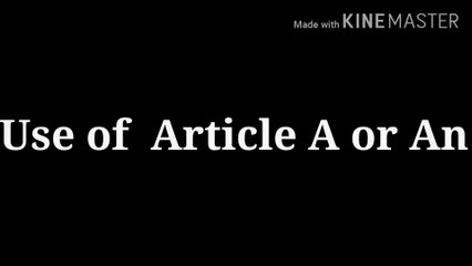 Nk English Gyan || Use of A/AN in sentence || How to use a,an in sentence ||
