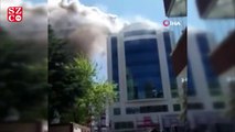 Esenyurt’ta bir kız öğrenci yurdunun çatısında yangın çıktı