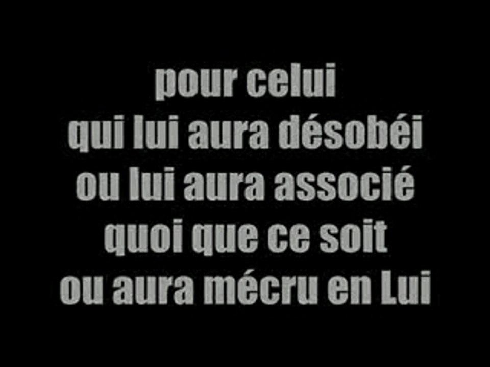 le coran c'est du tawhid