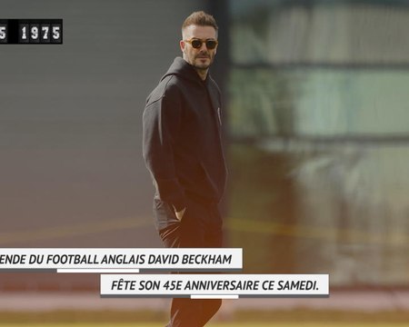 Football - David Beckham fête ses 45 ans