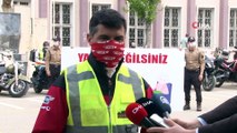 Türkiye’nin en kalabalık gönüllü motorize ekibi Çankaya’da yaşlıları yalnız bırakmadı