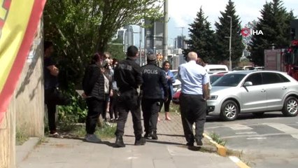 Kız yurdunda yangın çıktı sosyal mesafe unutuldu
