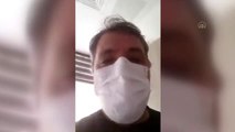 Kovid-19 tedavisi gören hasta çektiği videoyla teşekkür etti