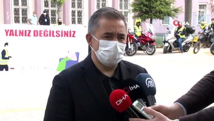 Türkiye'nin en kalabalık gönüllü motorize ekibi Çankaya'da yaşlıları yalnız bırakmadı