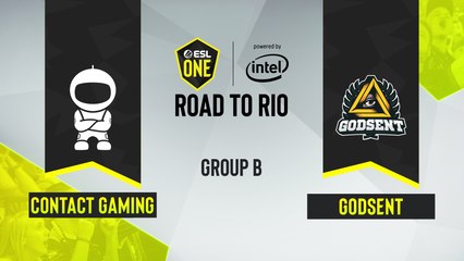 CSGO - c0ntact Gaming vs. GODSENT [Nuke] Map 3 - ESL One Road to Rio - Group B - EU