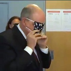 Belçikalı Bakanın maskeyle imtihanı viral oldu