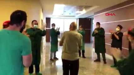 EDİRNE Koronavirüsü yenen doktor, alkışlarla taburcu oldu