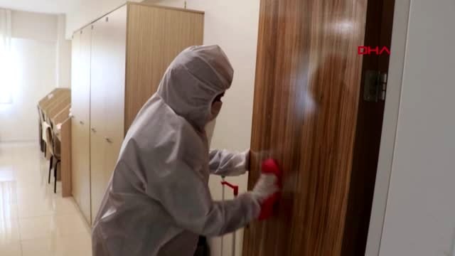 BURDUR Yurtlarda hummalı temizlik