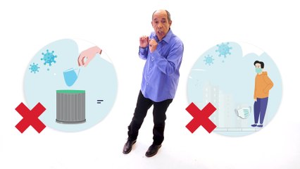 Campagne de sensibilisation sur l’élimination saine des masques de protection