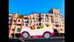 PINK Art HOTEL Trip in FISHER PRICE SUV with Teletubbies Toys-