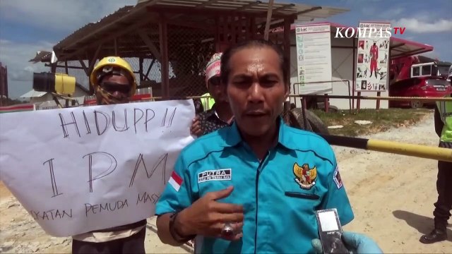 Kena PHK, Puluhan Buruh PLTG di Riau Demo Minta Keadilan