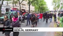 Ancora proteste a Berlino contro le misure anti Covid 19