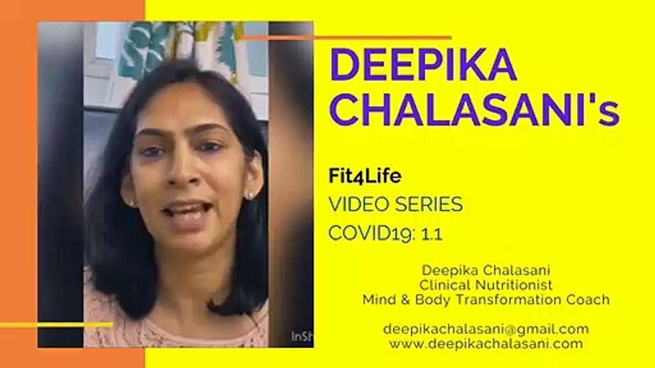 Covid 19 Health & Safety Tips By Deepika Chalasani | Best Nutritionist & Dietitian in Hyderabad