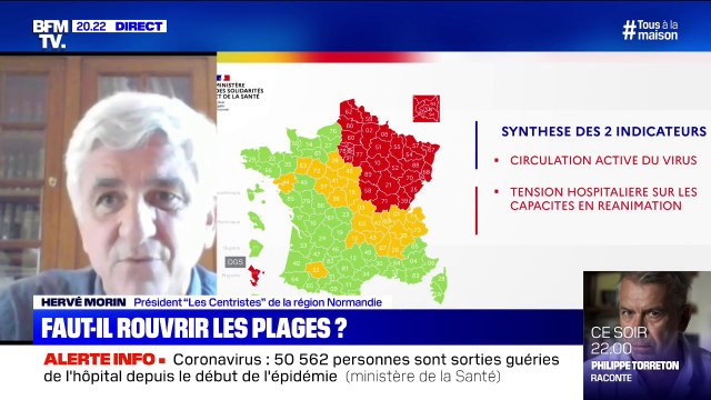 Hervé Morin (Les Centristes): Il faut mettre en place tous les éléments permettant de stabiliser le déconfinement avant de rouvrir les plages