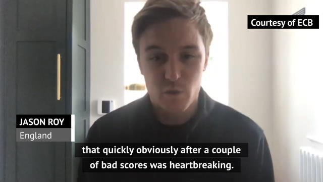 Jason Roy 'heartbroken' over being dropped for England Test team