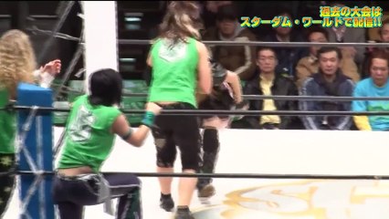 【スターダム公式_期間限定】2013.1.14 鹿島沙希&夏樹☆たいよう&安川惡斗vs中川ともか&P.ペレス&K.スケーター【STARDOM_Limited time release】-7py6mblApPY
