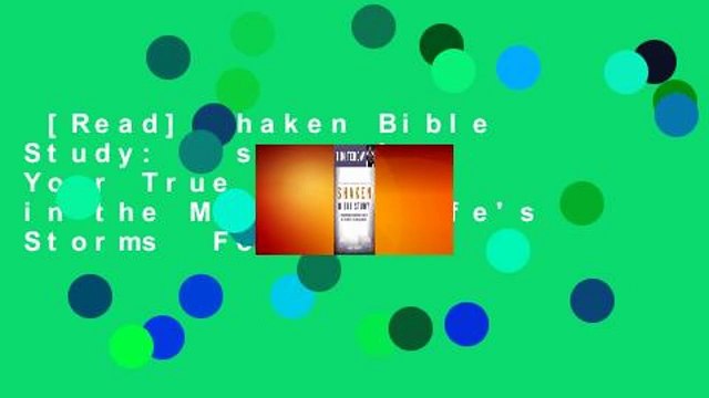 [Read] Shaken Bible Study: Discovering Your True Identity in the Midst of Life's Storms For Free