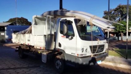 Forro de PVC furtado durante a madrugada é localizado pela Polícia Militar