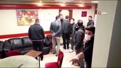 Ankara’da mühürlü kıraathane baskınında 25 bin 200 TL ceza kesildi