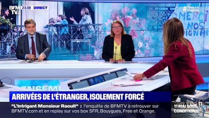 Arrivées de l'étranger, isolement forcé - 02/05