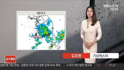 [날씨] 남해안, 제주 요란하고 강한 비…수도권 빗방울