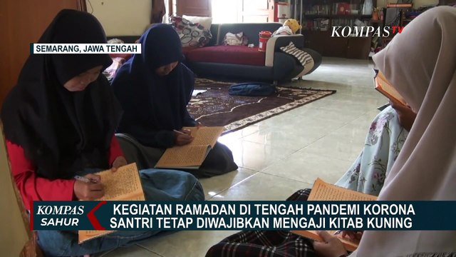 Mendalami Kitab Kuning, Kegiatan Santri Di Tengah Pandemi Corona