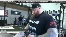 'The Mountain' Hafthor Bjornsson deadlifts 1,104 pounds to set new world record - ESPN 8- The Ocho