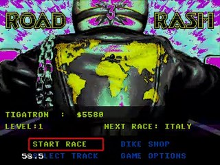 Let´s Play Road Rash 3 (SEGA) - LEVEL 1 - RACE 4 - ITALY - No Commentary