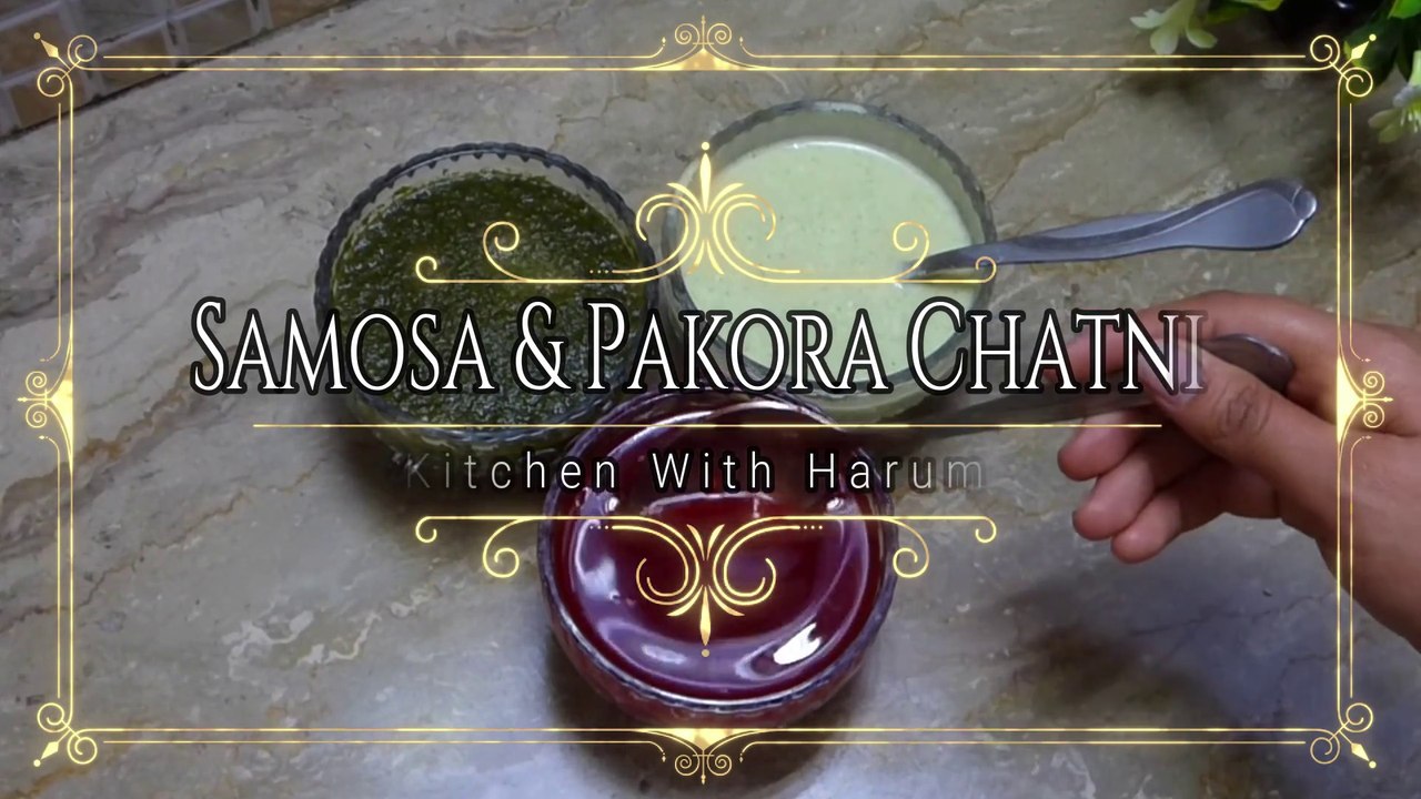 Samosa & Pakora Chatni Recipe Ramazan SpecialSamosa & Pakora Chutney Recipe in Urdu/Hindi | Kitchen With Harum